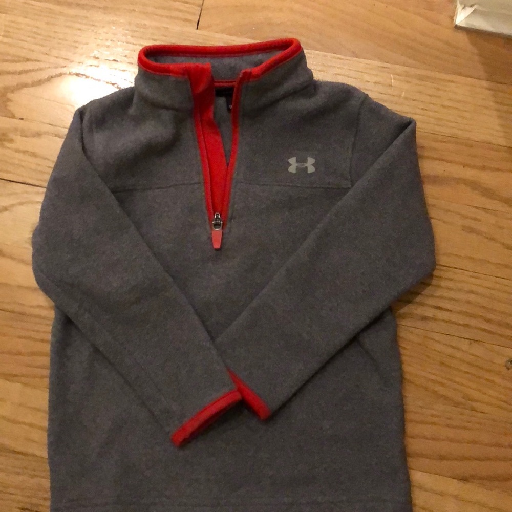 Under Armour fleece 2T grey and red
